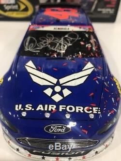 Richard Petty / Aric Almirola US AIR FORCE Daytona Win AUTOGRAPHED