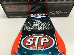 Richard Petty Autographed Nascar Diecast 2012 #43 Stp 1/24 Lionel Color Chrome