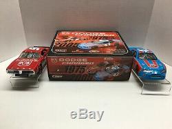 Richard Petty Autographed Nascar Diecast #43 Stp 1975 2005 Dodge Swap 2 Car Set