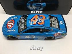 Richard Petty Dale Inman Autographed 2018 #43 Stp Blue Darlington 1/24 Elite