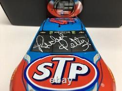 Richard Petty Dale Inman Darrell Wallace Jr Autographed 2018 #43 Stp 1/24 Elite