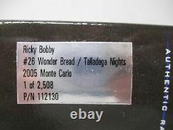 Ricky Bobby 2006 Wonder Bread Talladega Nights 1/24 Action Diecast Car 1/2,508