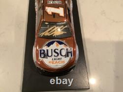 Ross Chastain Autographed 2024 Chevy Busch Light Peach Chrome Diecast & Card