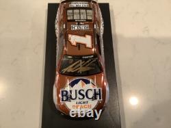 Ross Chastain Autographed 2024 Chevy Busch Light Peach Chrome Diecast & Card