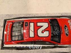 Ryan Blaney / Bullins Autographed 2017 Motorcraft Pocono Race Win Diecast & Card