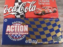 SIGNED 1998 ACTION Dale Earnhardt Sr. #3 Coca-Cola Monte Carlo 124 Diecast NIB