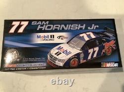 Sam Hornish Jr. Autographed 2008 Dodge Charger Mobil 1 Cot Diecast & Card