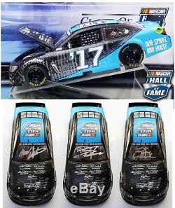 Set Of 3 Autographed Autographed Nascar Hall Of Fame Class Of 2017 Cars 1/24