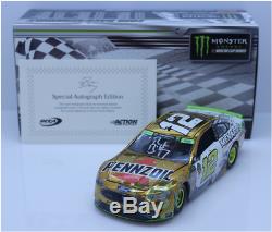 Signed 2018 Ryan Blaney #12 Pennzoil Charlotte Roval Winner Color Chrome 1/24