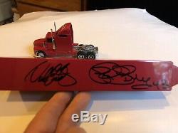 Tim Richmond 1/64 Diecast Transporter Signed By Dale Earnhardt & Richard Petty