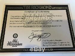 Tim Richmond 1/64 Diecast Transporter Signed By Dale Earnhardt & Richard Petty