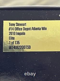 Tony Stewart #14 Office Depot Atlanta Win 2010 Chevy 1/24 NASCAR 96/135