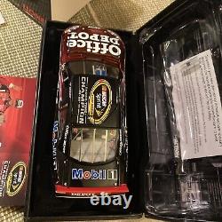 Tony Stewart 1/24 Elite Champion 2011 Office Depot Color Chrome Diecast Rare New