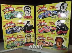 Universal Monsters 124 Scale Diecast Car Banks Set 6 Action Racing Nascar New