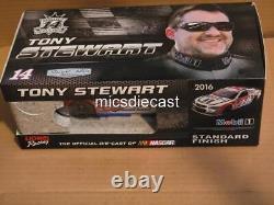 XRARE 2016 Tony Stewart #14 Mobil 1 SummerSelldown Platinum Diecast 1/24 NIB 457