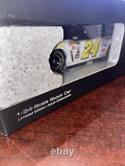 XRare 2015 Jeff Gordon Signed #24 DTEH Daytona Pole White Pearl 124 Elite MIB