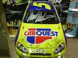 Xrare! 2009 Mark Martin Carquest Rfo Signed Chicagoland Raced Win One Of 547
